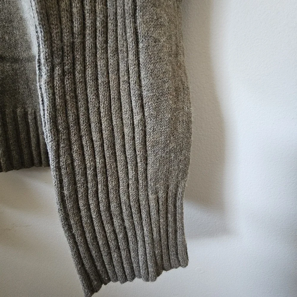 The North Face‎ Crewneck Wool Cotton Sweater Men's Size Large Brown Long Sleeve